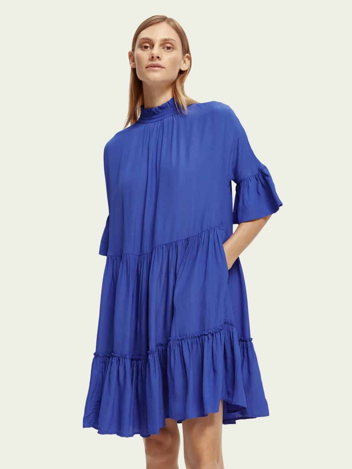 Scotch and soda clearance ruffle dress